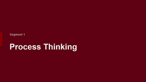Thumbnail for P200 04-1 Process Thinking