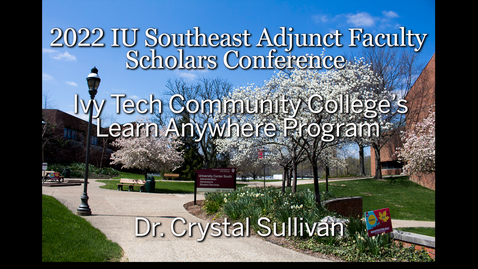 Thumbnail for entry Ivy Tech Community College’s Learn Anywhere Program