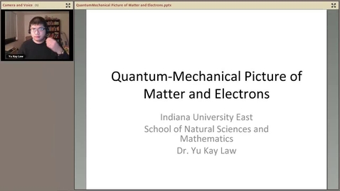Thumbnail for Quantum-Mechanical Picture of Electrons
