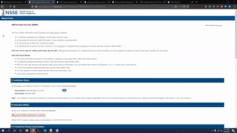 Thumbnail for Report Form 2021 Tutorial - Introduction