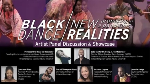 Thumbnail for African American Dance Company 23rd Annual Dance Workshop Artist Panel Discussion &amp; Showcase