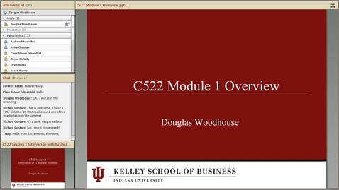 Thumbnail for dwoodhou MP4s_C522 Woodhouse_C522 Woodhouse Module 1 Overview