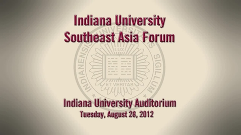 Thumbnail for entry Forum: IU delegation's trip to Southeast Asia