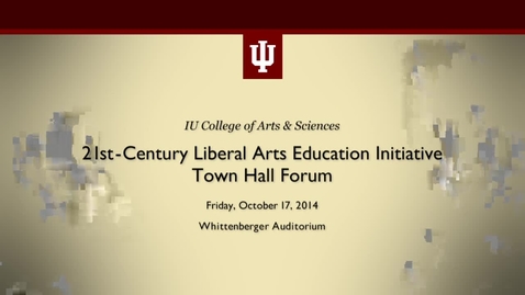 Thumbnail for entry COAS - 21st Century Liberal Arts Education Initiative