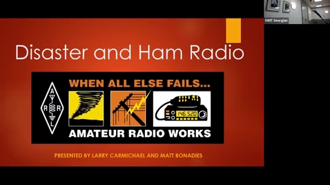 Thumbnail for Statewide IT 2018 - Disaster and Ham Radio