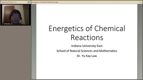 Thumbnail for entry Energetics of Chemical Reactions - C101 Version