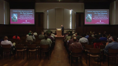 Thumbnail for Peebles Memorial Lecture - Paul Messina