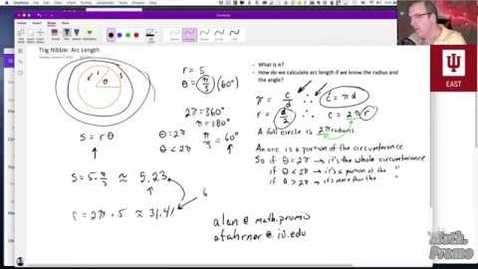 Thumbnail for entry Trig Nibble:  Arc Length