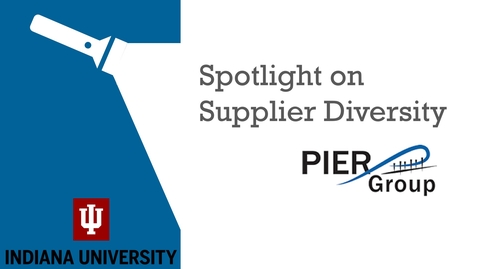 Thumbnail for entry Spotlight on Supplier Diversity: Meet PIER Group
