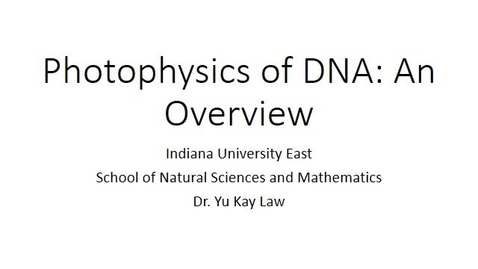 Thumbnail for Photophysics of DNA