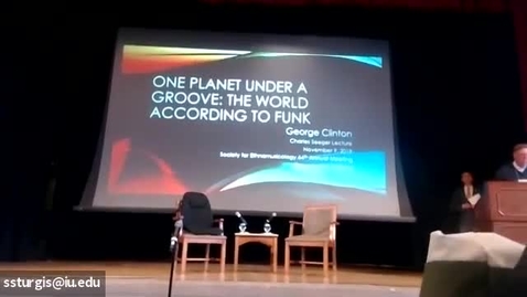 Thumbnail for 2019 SEM Annual Meeting Video - Charles Seeger Lecture : George Clinton