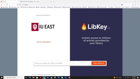 Thumbnail for entry How to search for articles with a DOI- LibKey.io Demo