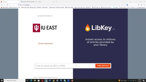 Thumbnail for How to search for articles with a DOI- LibKey.io Demo