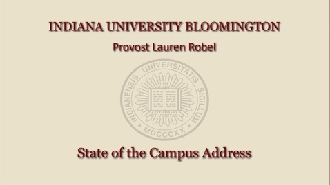 Thumbnail for 2013 State of the Campus Address