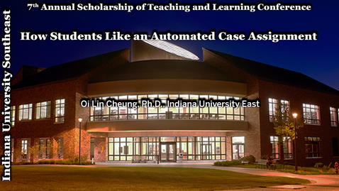 Thumbnail for entry How Students Like an Automated Case Assignment