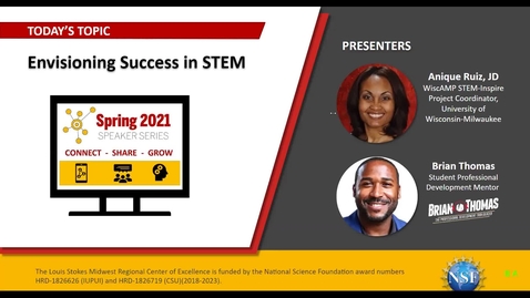 Thumbnail for entry Envisioning Success in STEM