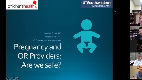 Thumbnail for entry Pregnancy and OR Providers: Are We Safe?