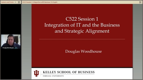 Thumbnail for dwoodhou MP4s_C522 Woodhouse II_C522 Session 1 Integration with the Business