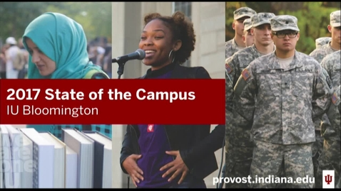 Thumbnail for IU Bloomington State of the Campus Address