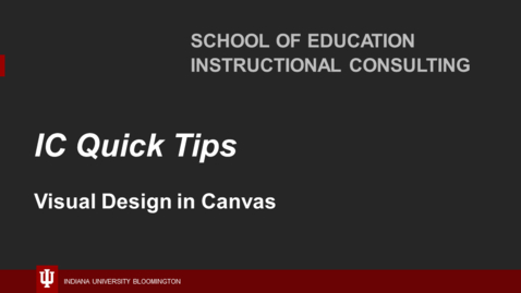 Thumbnail for _Visual Design in Canvas