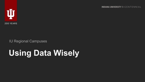Thumbnail for Using Data Wisely