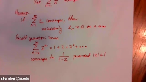 Thumbnail for Sections 60-61 (part II) Sequences and Series