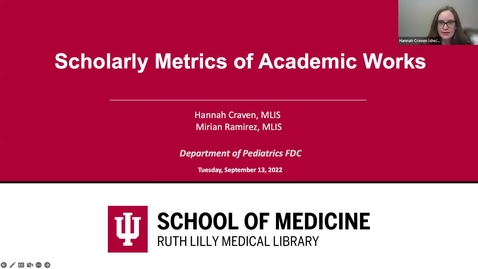 Thumbnail for entry FDC: Scholarly Metrics of Academic Works