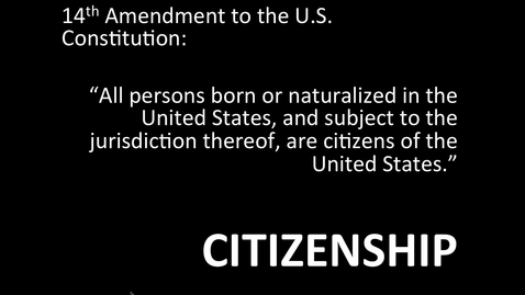 Thumbnail for entry Citizenship
