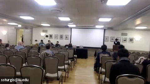 Thumbnail for 2019 SEM Annual Meeting - Panel 11F: The Not (Yet) Sounded and the Not (Yet) Heard: Ethnomusicological Reflections on Sound Beyond Acoustics