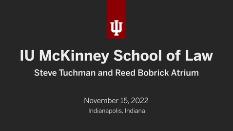 Thumbnail for Celebration Reception: Steve Tuchman and Reed Bobrick Atrium