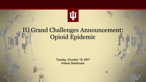 Thumbnail for Indiana University Grand Challenges Program Announcement