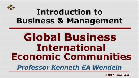Thumbnail for entry X100 02-2 International Economic Communities
