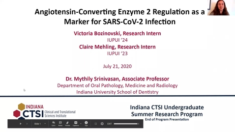 Thumbnail for Claire Mehling and Victoria Bozinovski Mentor Presentation