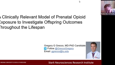 Thumbnail for SNRI Seminar Series: Greg Grecco