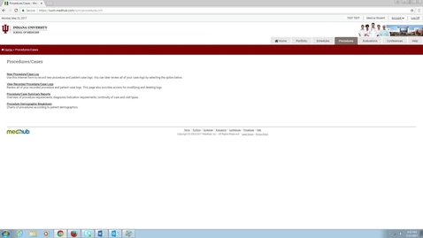 Thumbnail for entry Students-Viewing Recorded Procedures-IUSM MedHub 