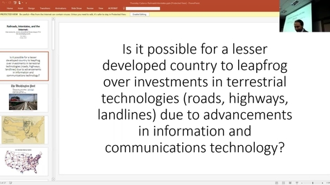 Thumbnail for Breakout session | Railroads, interstates, and the Internet