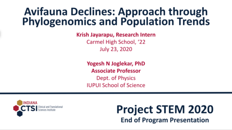 Thumbnail for Krish Jayarapu Mentor Presentation