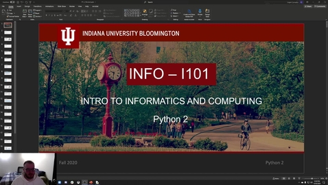Thumbnail for INFO I101 Lab - Python 2 -Part 1