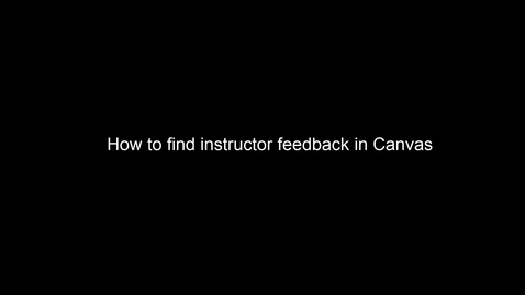Thumbnail for Where to find feedback