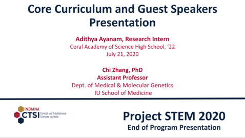 Thumbnail for Adithya Ayanam Curriculum Presentation