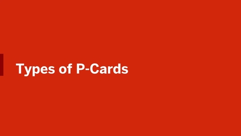 Thumbnail for Types of P-Cards