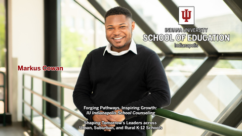 Thumbnail for Markus Cowan - Graduate of the Counseling &amp; Counselor Education Program