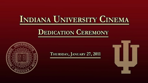 Thumbnail for Acclaimed Film Director to Help Dedicate New IU Cinema