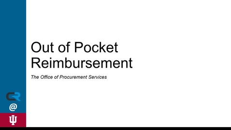 Thumbnail for Employee and Student Reimbursement in Chrome River