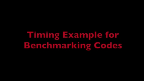Thumbnail for L7 OpenMP - Timing Example .mp4