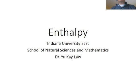 Thumbnail for Introduction to Enthalpy