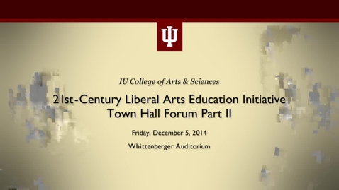 Thumbnail for COAS - 21st Century Liberal Arts Education Initiative