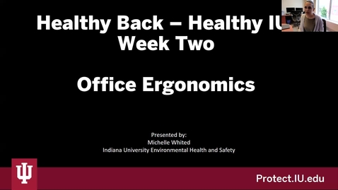 Thumbnail for entry 2021 Healthy Back Series: Week 2