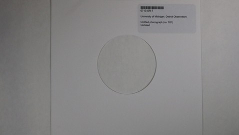 Thumbnail for Untitled phonograph [D.O. no. 261] [Side 1]