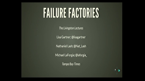 Thumbnail for Audiovisual &gt; Winter 2017 &gt; Wallace House &gt; Livingston Lecture: Failure Factories: When Education Policies Desert Our Children, February 1, 2017